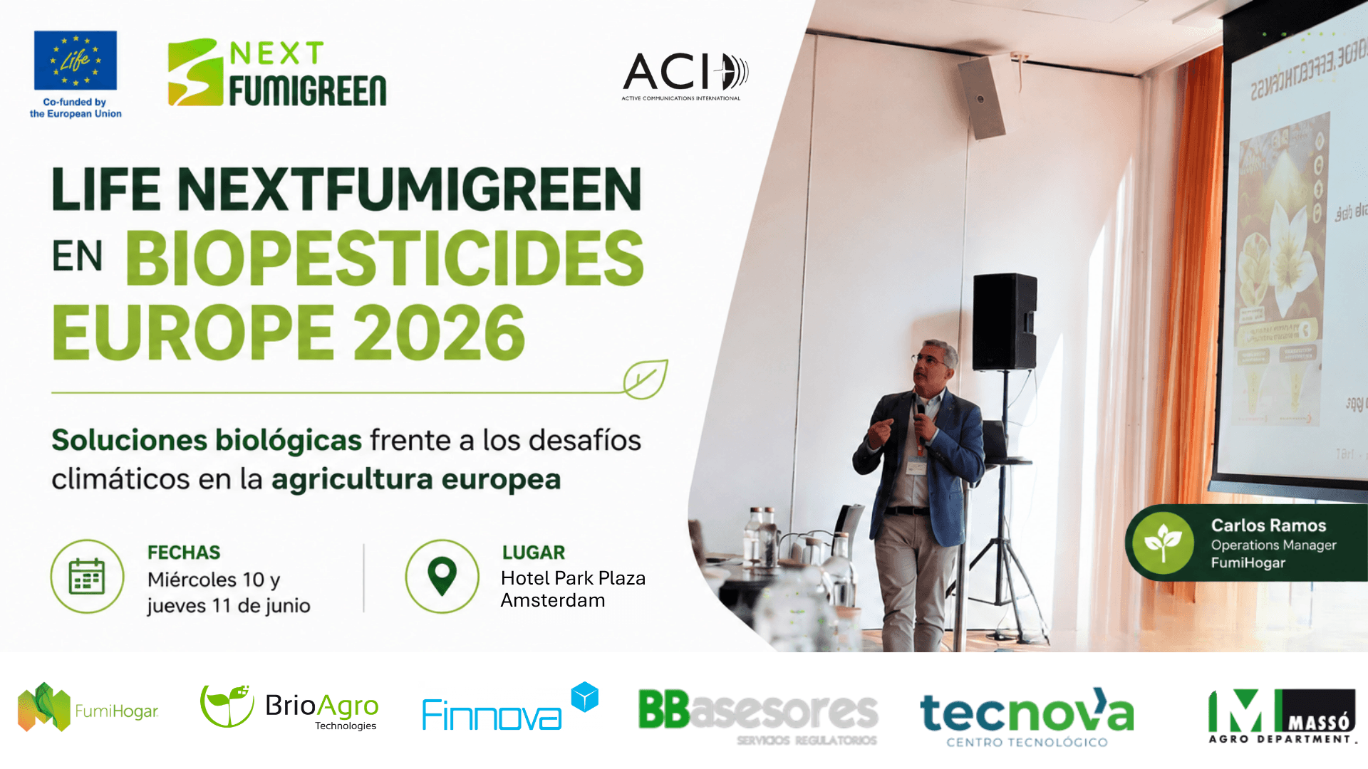 LIFE NextFUMIGREEN destaca los biopesticidas como respuesta al aumento de enfermedades agrícolas por el cambio climático