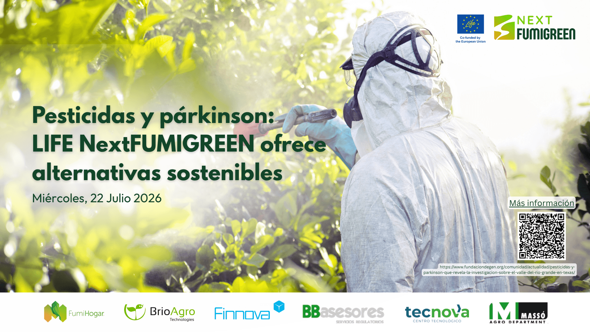 Pesticidas y párkinson: LIFE NextFUMIGREEN ofrece alternativas sostenibles