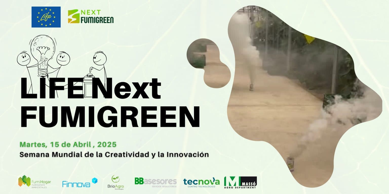 LIFE NextFUMIGREEN celebra la Semana Mundial de la Creatividad e Innovación apostando por soluciones naturales, seguras y sostenibles para la agricultura