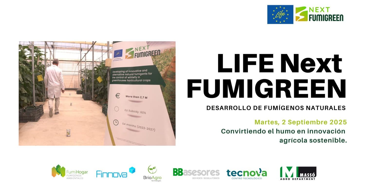 El humo, aliado innovador en la protección sostenible de cultivos hortícolas