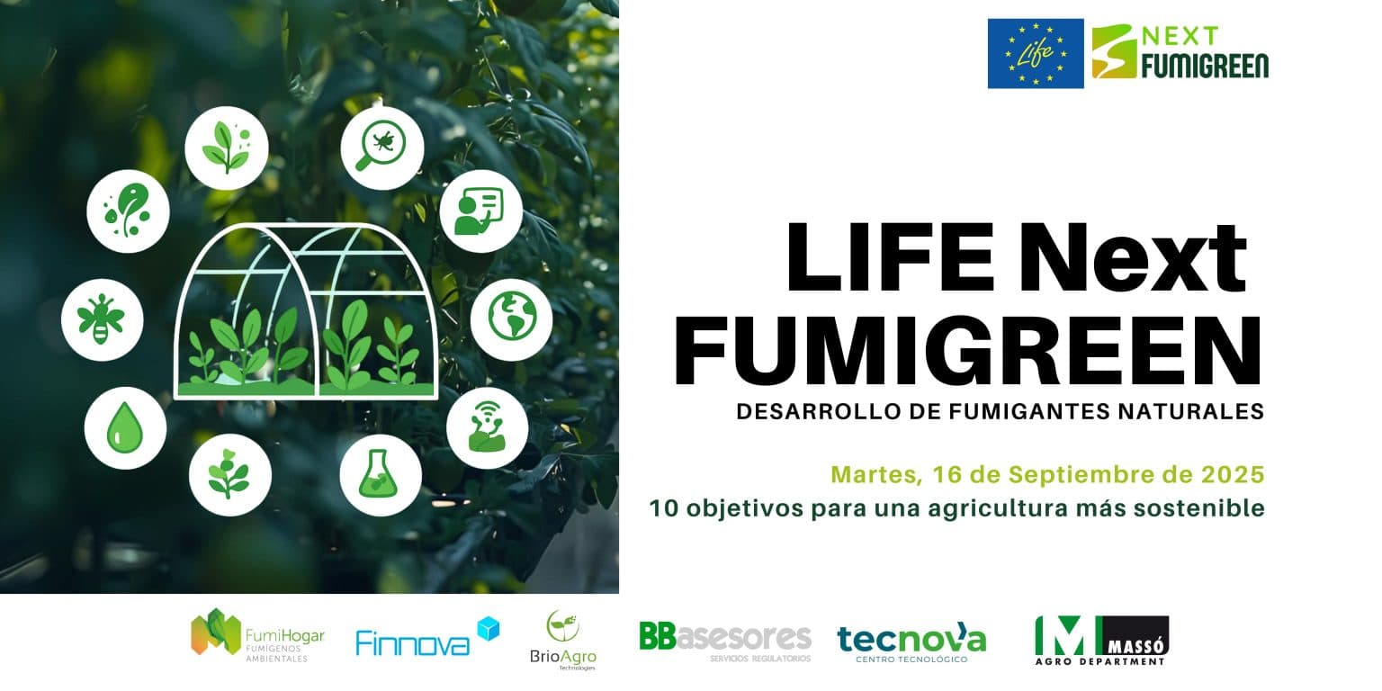 LIFE NextFUMIGREEN avanza en la consecución de sus 10 objetivos para transformar la agricultura de invernadero con fumigantes naturales