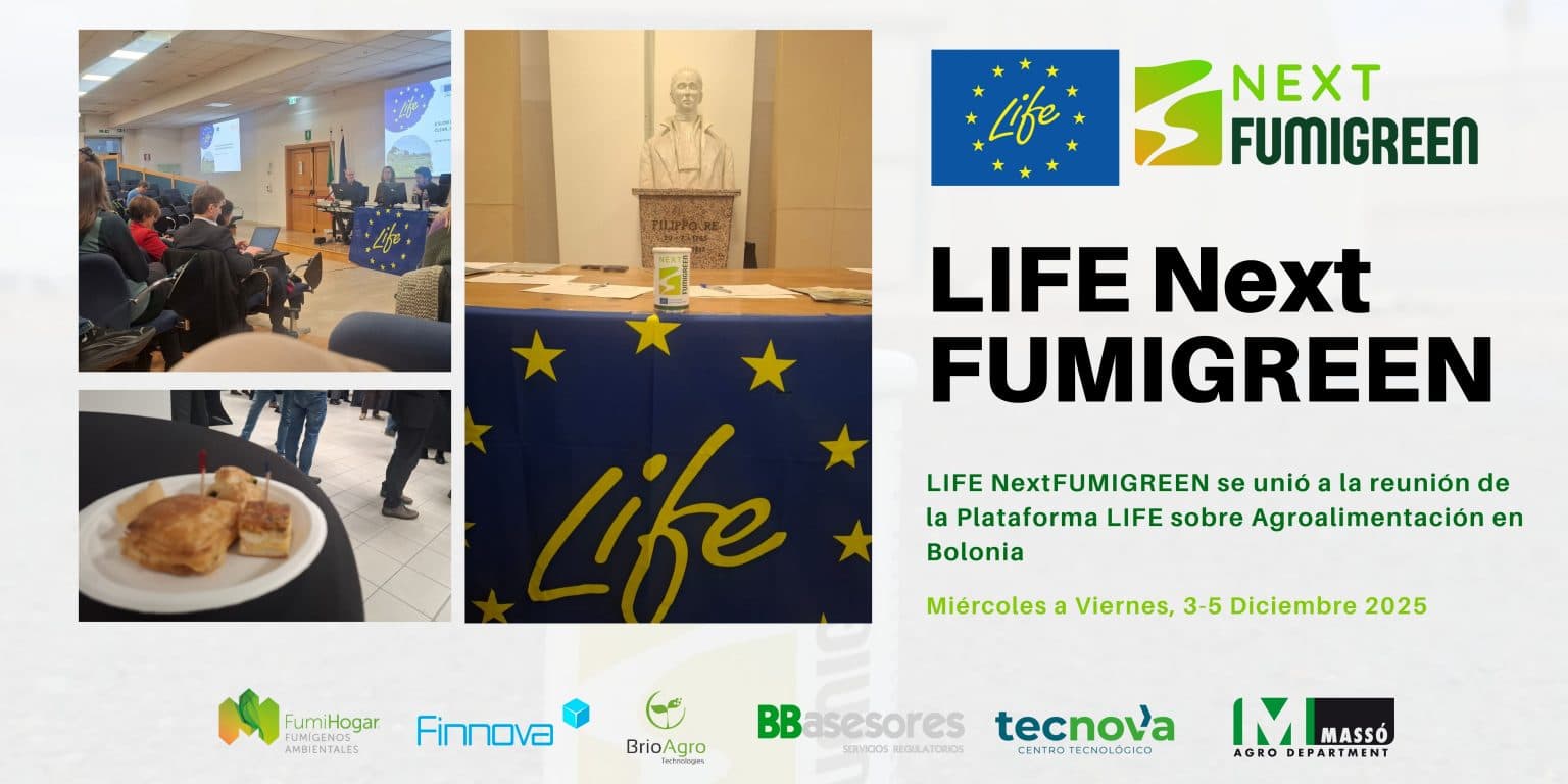 LIFE NextFUMIGREEN participa en el LIFE Platform Meeting on AgriFood celebrado en la Universidad de Bolonia