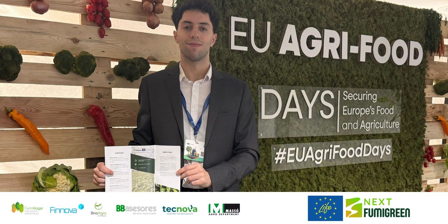 LIFE NextFUMIGREEN refuerza su posicionamiento europeo en biopesticidas durante los EU Agri-Food Days