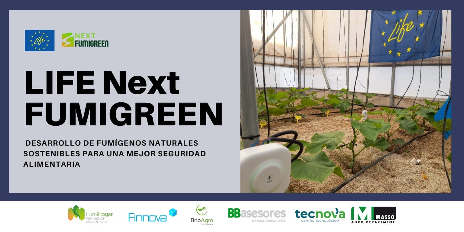 El proyecto LIFE NextFUMIGREEN desarrolla biofumígenos naturales con piretrinas para reducir el uso de pesticidas sintéticos en cultivos hortícolas