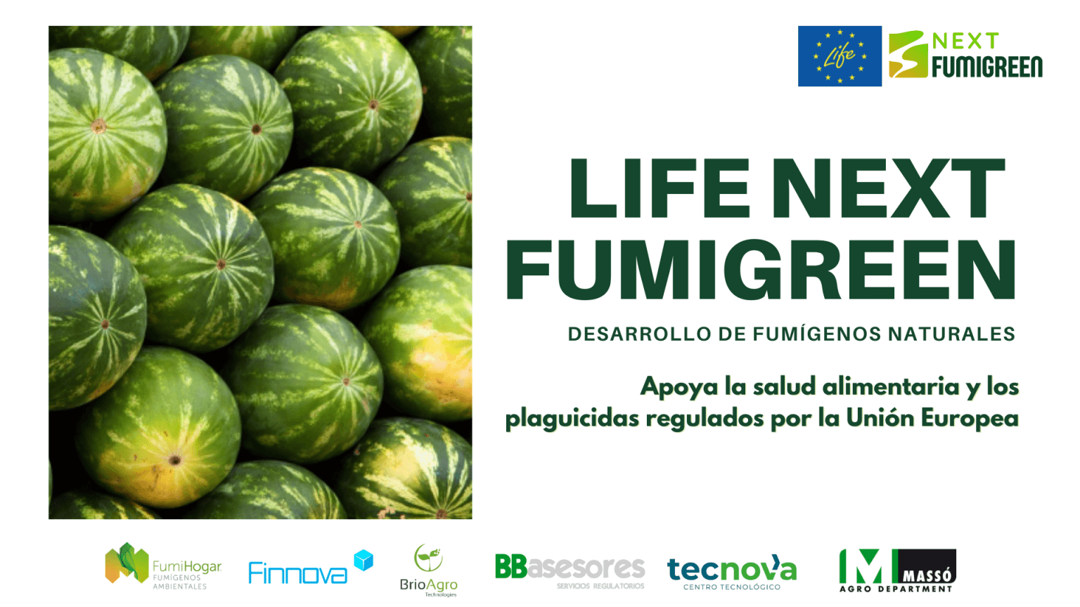 LIFE NextFUMIGREEN recuerda la importancia de proteger la salud alimentaria a través del uso de plaguicidas regulados