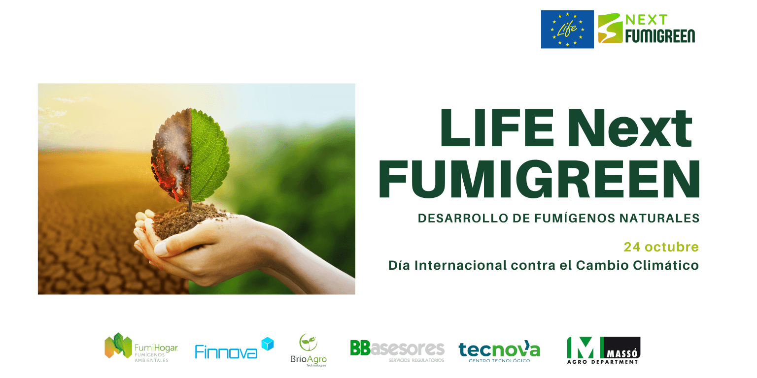 Los fumígenos naturales de LIFE NextFUMIGREEN contribuyen a la lucha contra el Cambio Climático
